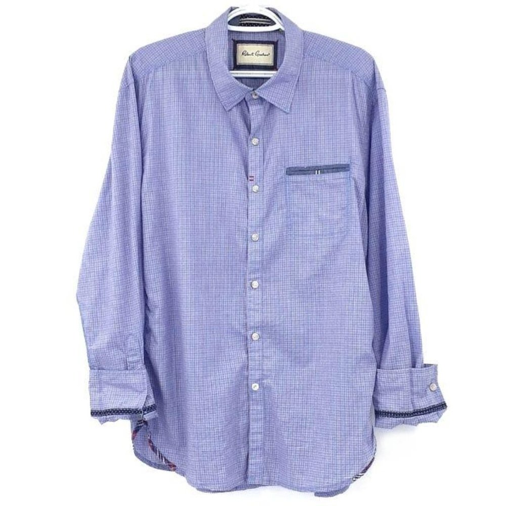 Robert Graham Blue Dress Shirt